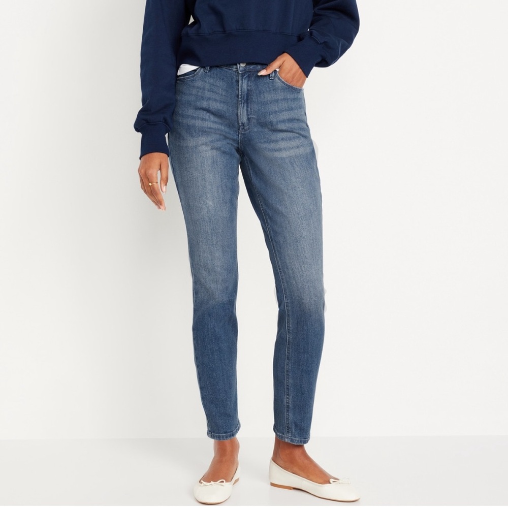 High rise jeans